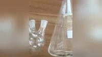 Flacon de graduation Erlenmeyer en verre borosilicaté 3.3 de 2000 ml